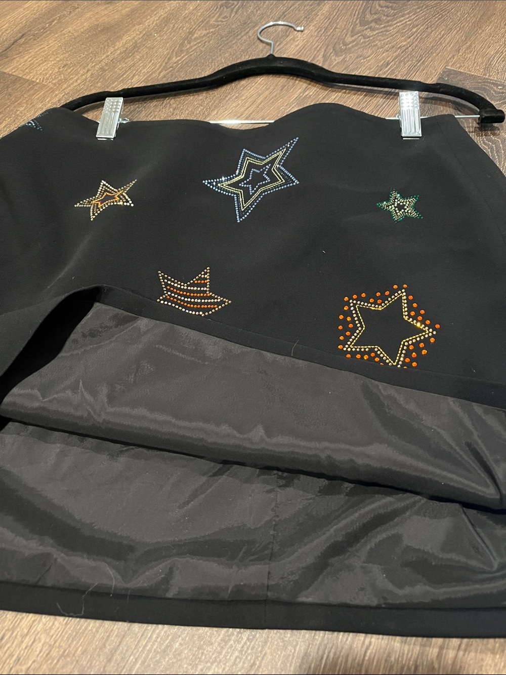 cinq a sept Black Blazer and skirt with Multicolor Star Embellishments - Picture 10 of 15